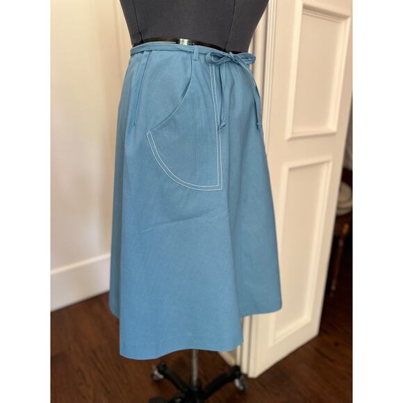 Vintage 70s Plus Size Wrap Skirt Original Tags Boho Groovy Hippie Summer NWT - Picture 5 of 11